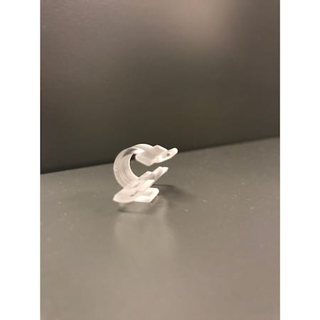 Kinter 1/2 in. H X 3/4  W X 1  L Clear Clip for POP Holder CLIP-ACE